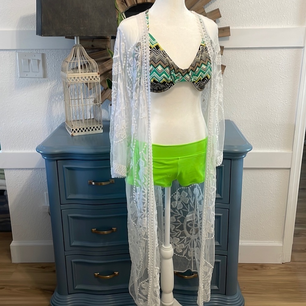 Crocheted Swimsuit Coverup Size L/XL